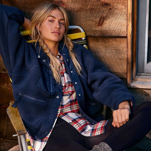 Celeb Fav Free People Hit The Slopes Fleece Jacket - Picture 5 of 16